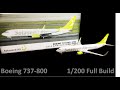 Boeing 737-800   1/200 Hasegawa - Full Build