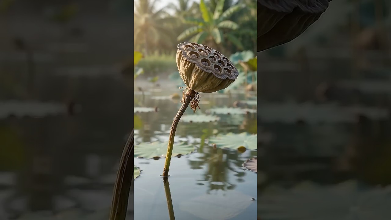 Sacred Lotus Life Cycle | From Seed Pod to Full Bloom 썸네일