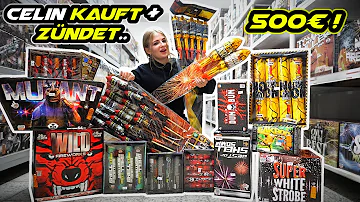 EINKAUFEN + ANZÜNDEN ! Sie KAUFT für 500€ FEUERWERK und BALLERT es DIREKT alles hoch !