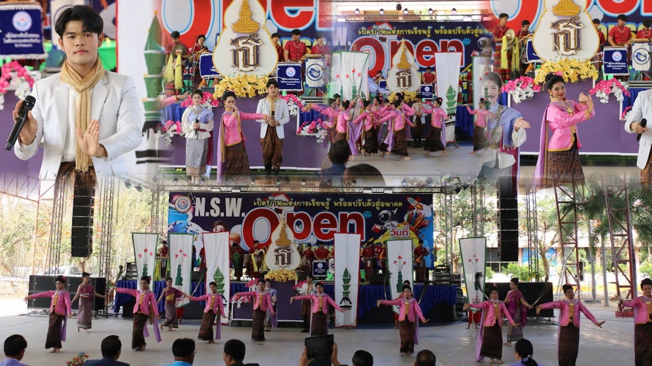 พิธีเปิดงาน open house N.SW. ปีการศึกษา 2567 [วงโปงลางศิลป์แคนทอง] โรงเรียนหนองสองห้องวิทยา