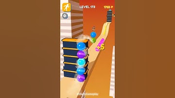 Stack Rider - Level 173 - Gameplay Android, iOS #short