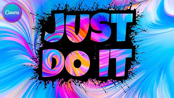 Transparent Splash Text Effect in Canva  Easy Canva Design Tutorial