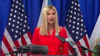 Ivanka Trump at the opening of the Missing and Murdered Native American Cold Case Office