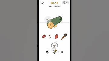 Brain Out Question No.15 Do not ignite?