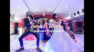 Sara & Hardy | Engagement Performance | Pure Bhangra | DJ Sarpanch | Mehar Photography