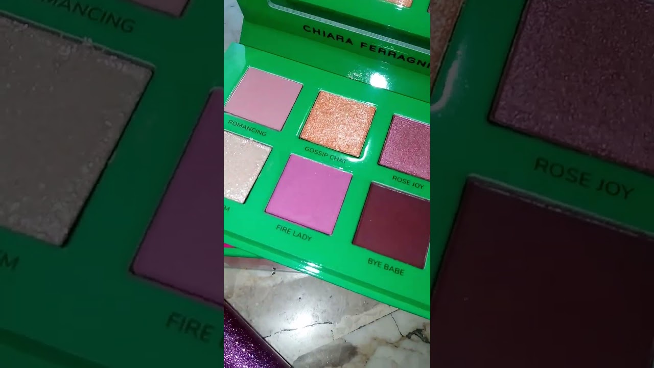 Chiara Ferragni Extreme Pink Eyeshadow Palette e il nuovo Kiss Fiercely n 6
