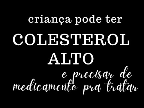 COLESTEROL ALTO EM CRIANÇAS