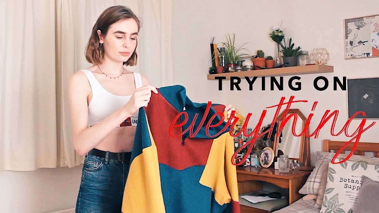 Trying On EVERYTHING In My Wardrobe : Part 4 | Katie Joslin - YouTube