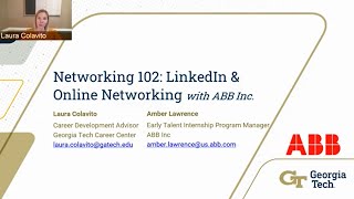 Networking 102: LinkedIn and Online Networking (with ABB)