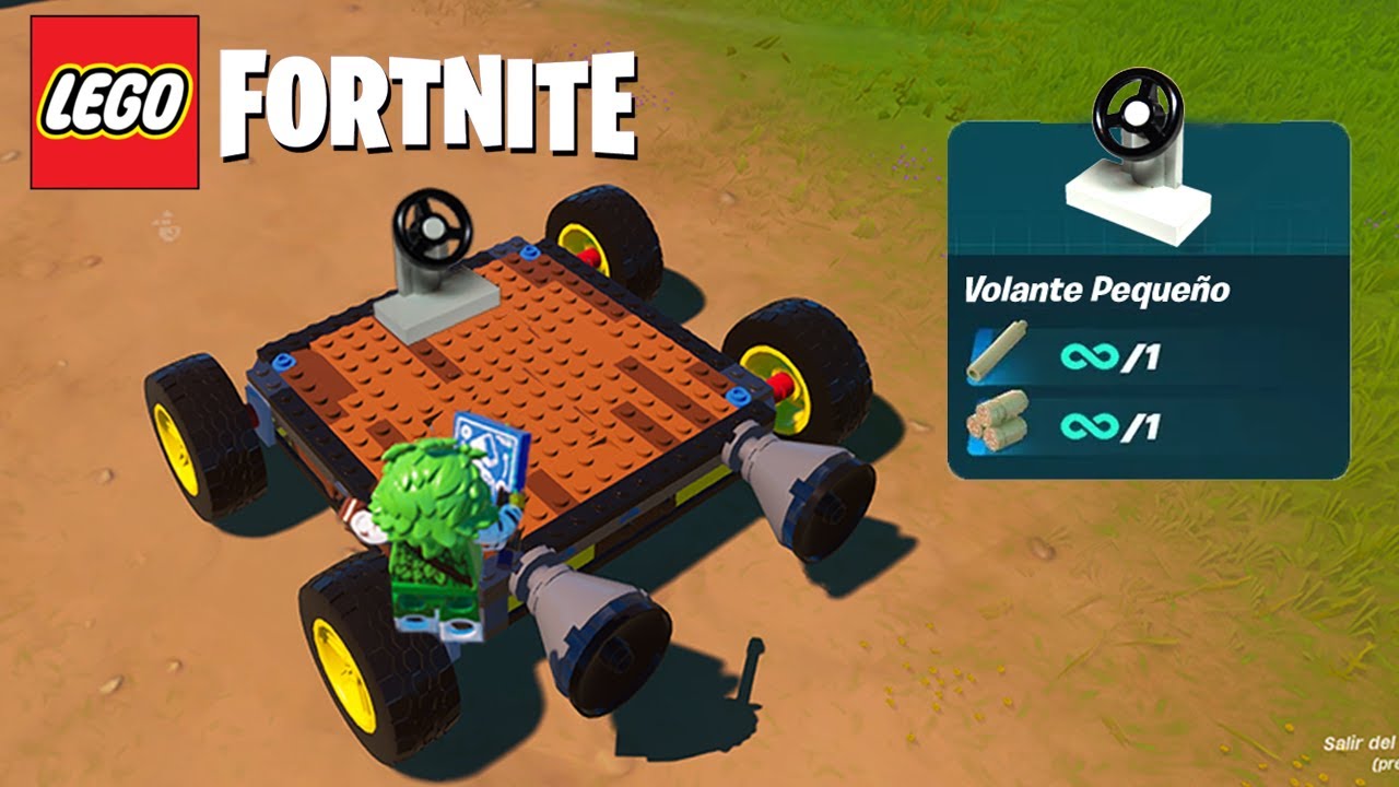 Coche en LEGO Fortnite: cómo hacer y operar