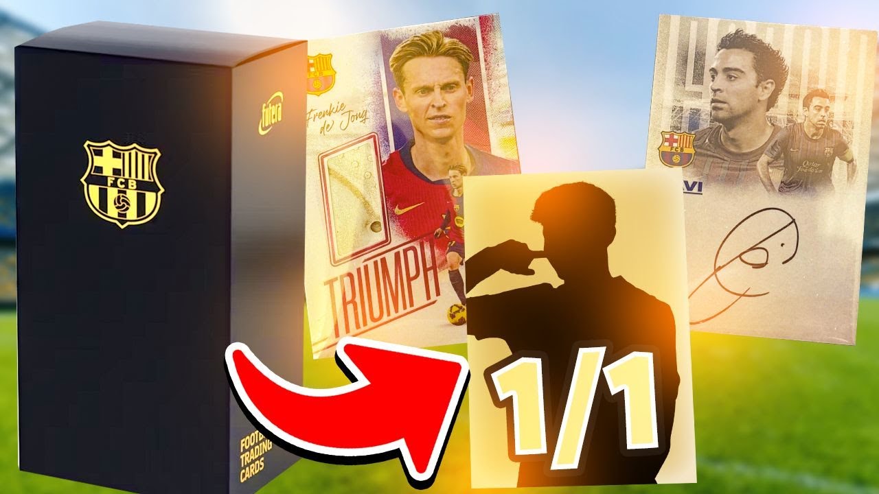 OMG 1 OF 1! WE OPENED THE FC BARCELONA FX 2024/25 HOBBY BOX!
