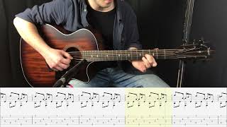 The Beatles - Dear Prudence GUITAR COVER + PLAY ALONG TAB + SCORE