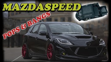 MAZDASPEED 3 TURBO 2GEN ULTIMATE COMPILATION STRAIGHT PIPE, FLAMES, 2STEP LOUD!!!