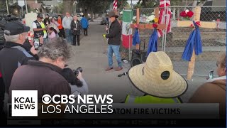 Vigil held for Eaton Fire victims