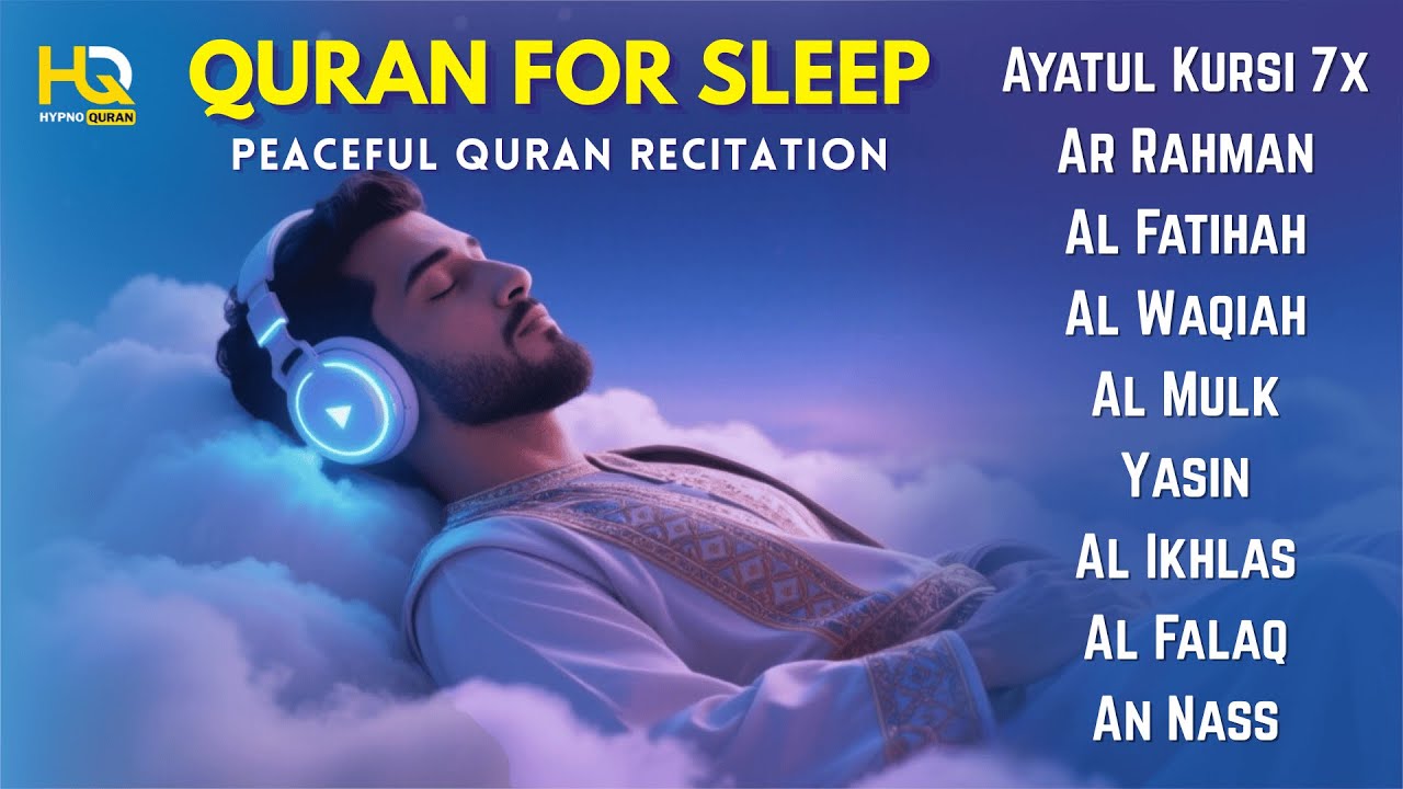 Calming Quran Recitations for Restful Sleep | Alfatiha, AlKahfi, Yasin, AlWaqiah, Arrahman, AlMulk