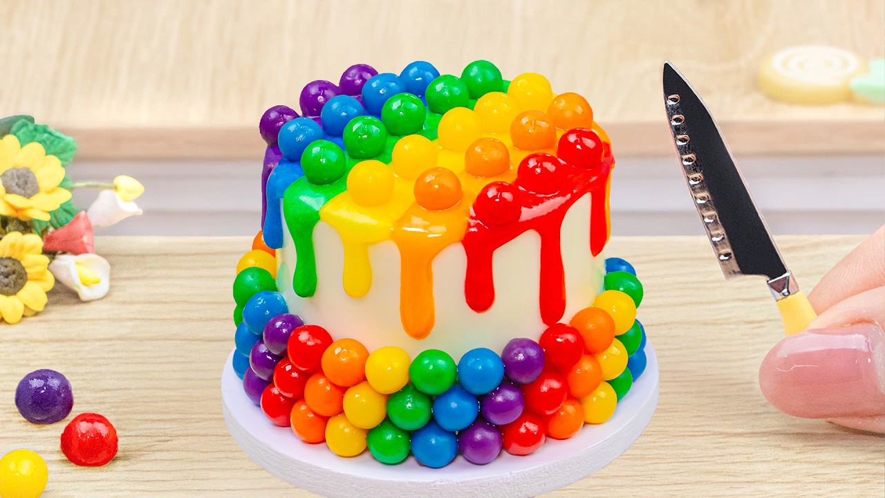 Fascinating Kitkat Rainbow Cakes Decorating | 1000+ Miniature Cakes Compilation ✨ How To Cake