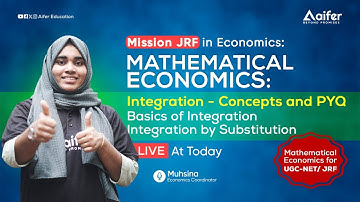 MATHEMATICAL ECONOMICS:Integration concepts & PYQ | UGC  NET JUNE 2024 | ECONOMICS | Aifer Education