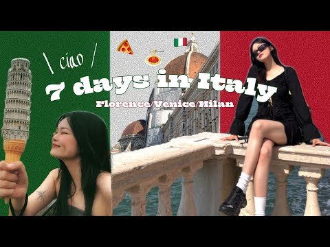 義大利Italy vlog. 說走就走的小旅行🇮🇹可能毫無參考價值  一堆荒謬事/佛羅倫斯/威尼斯 /米蘭…🍕🤌🏼