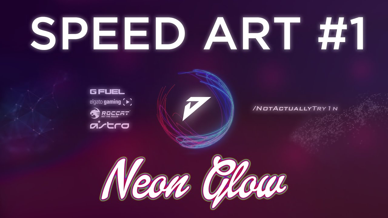 Banner Speed Art // Fresh & Clean 2D "NEON" banner