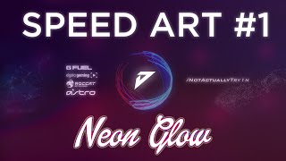 Banner Speed Art // Fresh & Clean 2D 'NEON' banner
