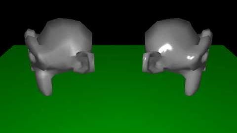 Realtime phong shading and interpolation with OpenGL