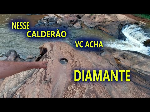 POTHOLES in the WATERFALL you FIND DIAMOND