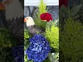 Patriotic teardrop swag #fauxfloral #floraldesign #patriotic #frontdoordecor #teardropswag