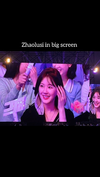 she is very cute in big screen 💖🤩 #zhaolusi_赵露思 #chines #actress_new_video