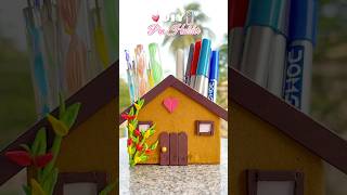 Diy Pen Holder | 🫰❤️✨ #shorts #diy #handmade #penholder #art #craft