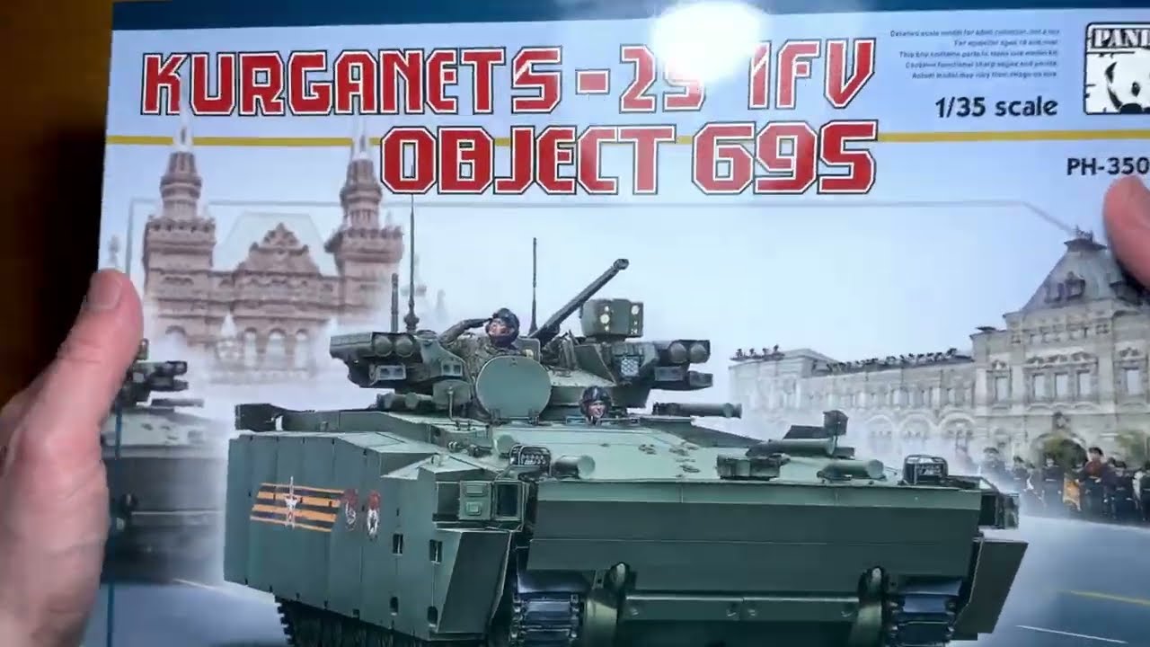 Review of the model) Kurganets-25 IFV Object 695 from Panda Hobby