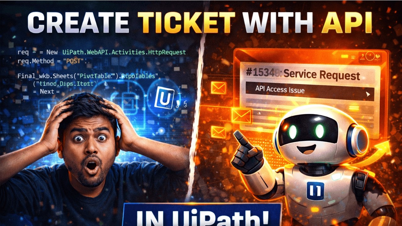 API Series – Part 6 Create Ticket Using API in UiPath - YouTube