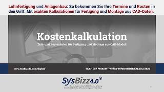 Sysbizz40 - Ticc Kalkulation K 1.1