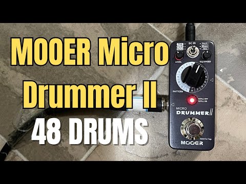 MOOER Micro Drummer II – All 48 Rhythms (No Talking) | With Miska