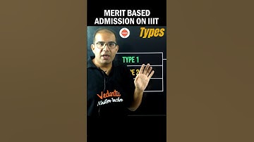 IIIT Admission Sirf Merit Pe! No Reservation, No Quota 🤯 #vinaysir #iit #nit #iiit #jeemains #shorts