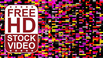 Free Stock Videos - Abstract colorful horizontal bars changing size and color seamless loop