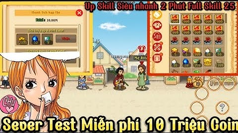 Htth Lậu Mới Sever Test Miễn phí 10 Triệu Coin Nhập Code Đầy đủ Tài Nguyên Up Skill Siêu nhanh 2p 25