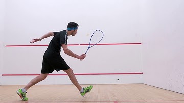 Squash coaching: Drop shots from the middle of the court!