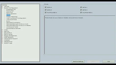 How to Enable SATA port in BIOS Dell Laptop or Dell Desktop Computer..