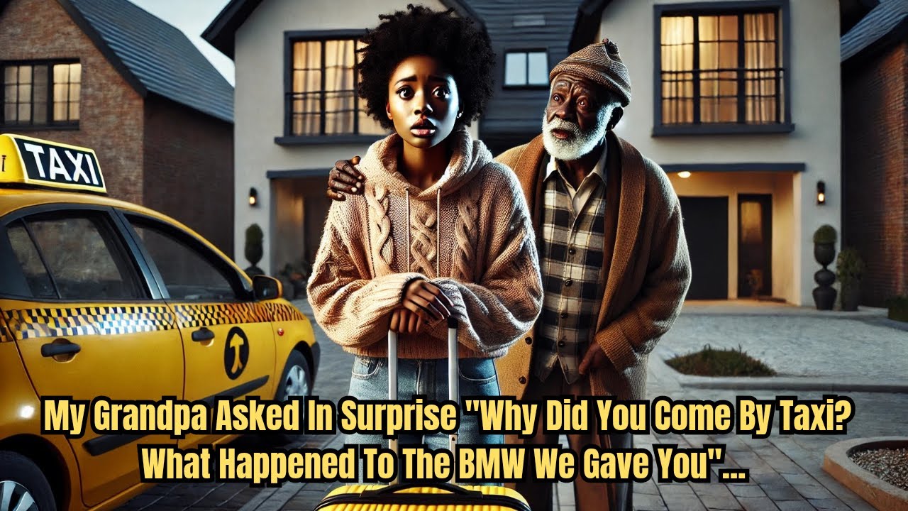 Дедушка удивлённо спросил: «Почему ты приехал на такси? Что случилось с BMW, который мы тебе пода...