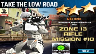 Campaign Zone 13 Tijuana Take The Low Road Rifle mission #10 sniper strike : special ops