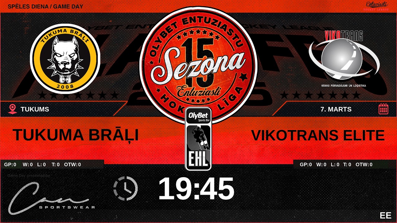 🎧🎤2026 03 07 | TUKUMA BRĀĻI (TMB) - VIKOTRANS ELITE (VKE) | EE