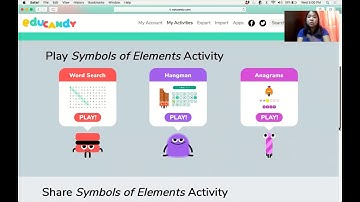 How to create interactive games using Educandy?