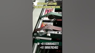 Semi Automatic Notebook Making Machine Price In India #jatindermachineryco #call08360540277