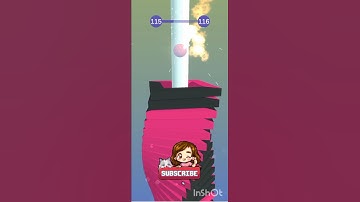 Drop Stack Ball Level 115 #dropstackball #shorts