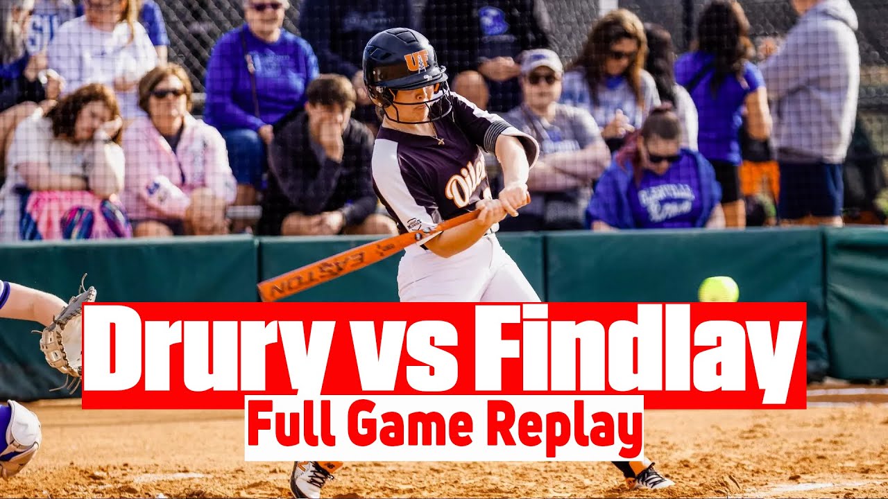 Drury vs Findlay Softball Full Game Replay | 2025 G-MAC Softball