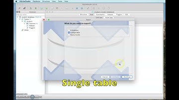 Sqlite Studio export table as CSV format