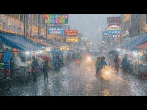 TORRENTIAL RAIN AND THUNDER SHAKE THE CITY TONIGHT 🌩️🌧️