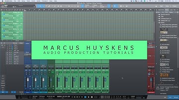 Workflow Tip - Building A Mix Template In PreSonus Studio One