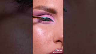 Magic Graphic Eyeliner Tutorial With Karla Cosmetics And Huda Beauty Rose Quartz Palette