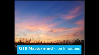 G10 Mastermind - on emotions